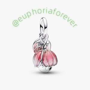 Pandora Two-Tone Blooming Flower Dangle Charm